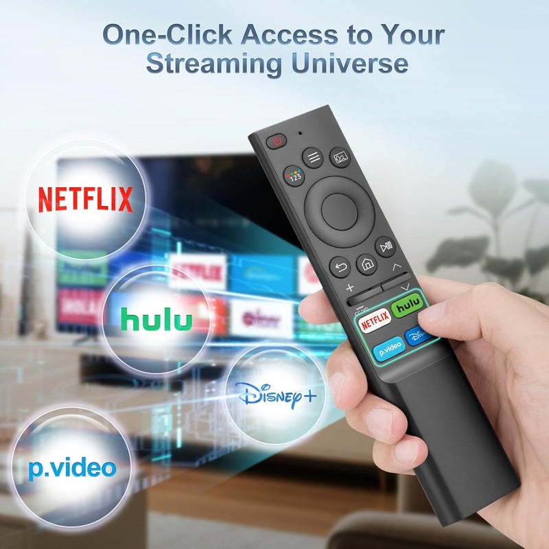 Angrox 【Pack of 2】 Universal Replacement Remote Control for Samsung TVs - Compatible with The Frame QLED OLED UHD 4K/8K Smart TVs & Monitor Series - Image 3